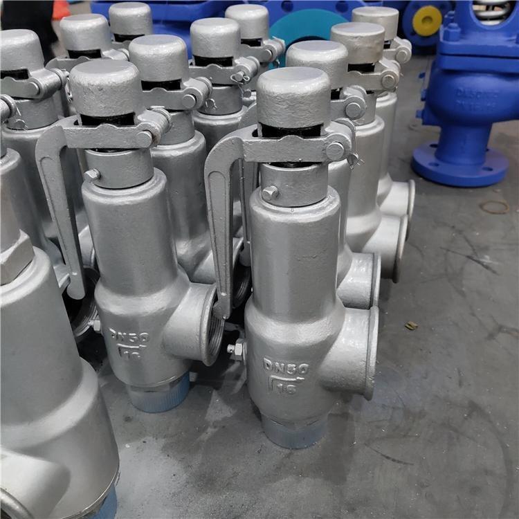 船用带手柄弹簧全启式安全阀实物图